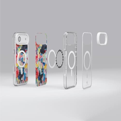 M.Craftsman iPhone Air Case with Camera Lens Protector – Aerospace-Grade Aluminum, Lightweight Clear Shockproof Hybrid Cover, Stylish Slim Dual-Layer Design, Compatible with MagSafe, 6.5 inch - Thumbnail 4