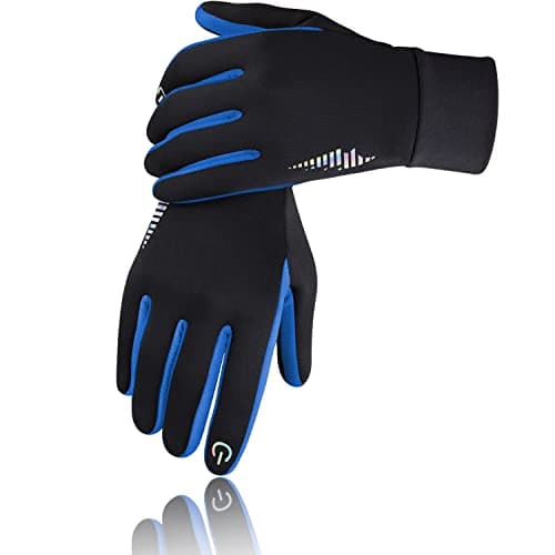 SIMARI Kids Winter Gloves with Touchscreen, Warm Thermal, Water-Resistant, Windproof for Boys Girls Toddler, Gloves for Cold Weather Running Cycling Snow Skiing Hiking Football Rugby Camping, Blue - Image 1