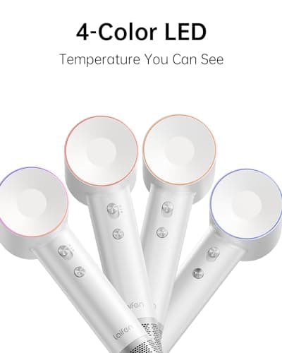 Laifen Swift Special Hair Dryer, High Speed 200M Ionic Blow Dryer with 110, 000 RPM Brushless Motor for Fast Drying, Low Noise, Hairdryer with Magnetic Nozzles - Thumbnail 5