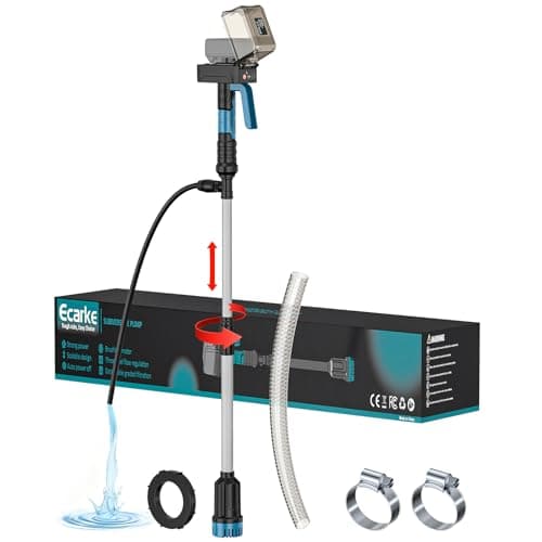 840GPH Brushless Cordless Stick Water Transfer Pump Compatible With Makita 18V (only tool), Auto Shut-Off, 38FT Lift 3-Speed, Extendable & IP68 with Hose Kit for Pool Garden Basement RV Boat - Image 1