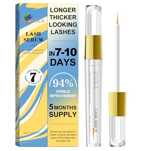 Lash Serum for Eyelash Growth, Peptide Infused Eyelash Serum - Visible Results in 7 Days Eyelash Growth Serum to Boost Longer Fuller and Thicker Looking Lashes for Sensitive Eyes, 3mL (3 mL) - Image 1
