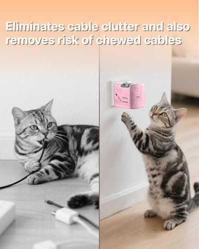 W & O Fast Charger for iPhone17/16/15,60W gan Charger,Retractable Phone Charger Wall Plug with Lightening and Type-C Cables for iPhone, Galaxy S25/24,Android and More (Pink) - Thumbnail 6