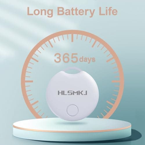 HLSMKJ Bluetooth Tracker-1 Pack, Item Location Tracker, Works with Apple Find My (iOS Only), Help You Track Your Keys, Wallet, Luggage, Backpack, Replaceable Battery, Super Lightweight - Thumbnail 4