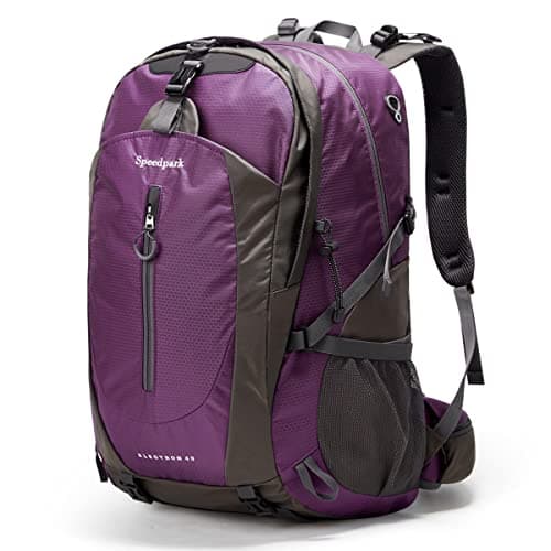 SPEEDPARK Hiking Backpack 40L Waterproof Hiking Daypack with Rain Cover, Outdoor Trekking Travel Backpacks for Men Women - Image 1