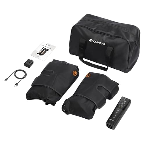 QUINEAR Advanced Full Leg Air Compression Massage, Leg and Foot Massager with Remote, Foot Calf & Thigh Massager for Swollen Legs - Thumbnail 6