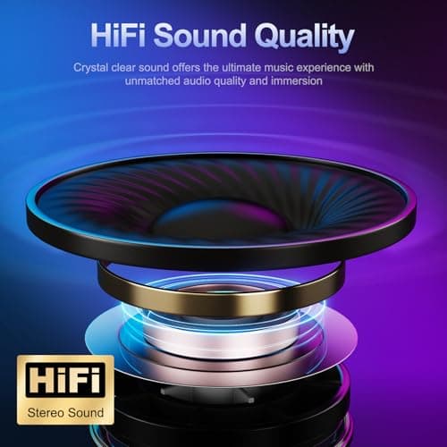 Bluedee Computer Speakers for Desktop PC, Bluetooth 5.3 PC Speakers with Dynamic RGB Light, Wired USB Plug & Play Computer Sound Bar, USB/Type-C Powered Gaming Speakers for Desktop, Laptops, Tablet - Thumbnail 2