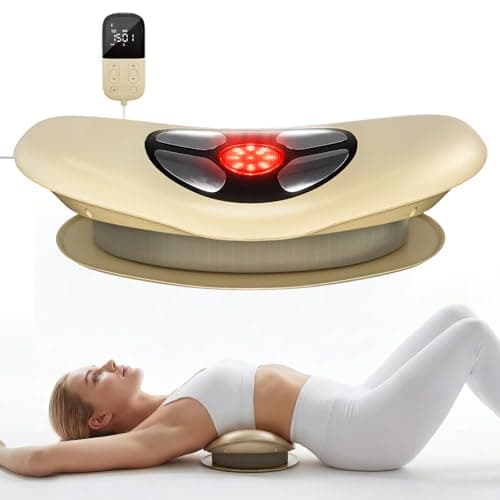 Electric Lower Back Massager with Spinal Decompression - Lumbar Traction Device with Heat & Vibration, Dynamic Airbag Adjustment for Sciatica Pain Relief, Home Use & Muscle Stiffness Gift for Parents - Image 1