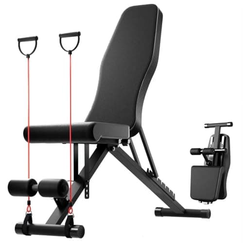 ALSO GO 2026 Adjustable Weight Bench – 1000 lbs Capacity, 7 Back Postion 3 Seat & 4 Foot Hook – Foldable Dumbbell Bench for Full Body Strength Training,Home Gym,Small Space Apartment Room - Image 1