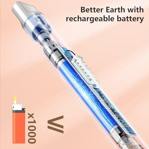 REIDEA Candle Lighter Electronic Arc Windproof Flameless USB Rechargeable Lighter with Safe Button for Home Kitchen, S4, Champagne Gold - Thumbnail 6