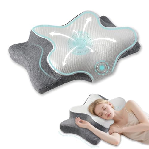 Cervical Pillow for Neck and Shoulder-Ergonomic Neck Support Pillows for Sleeping with Pain Relief，Contour Memory Foam Pillow for Side Sleepers, Back and Stomach Sleep