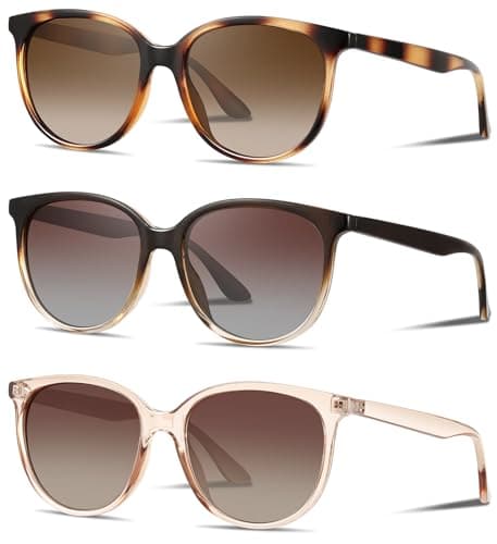 YMRFW Retro Polarized Sunglasses for Women Men Classic Vintage Style Trendy Shade UV400 Protection Lens - Image 1