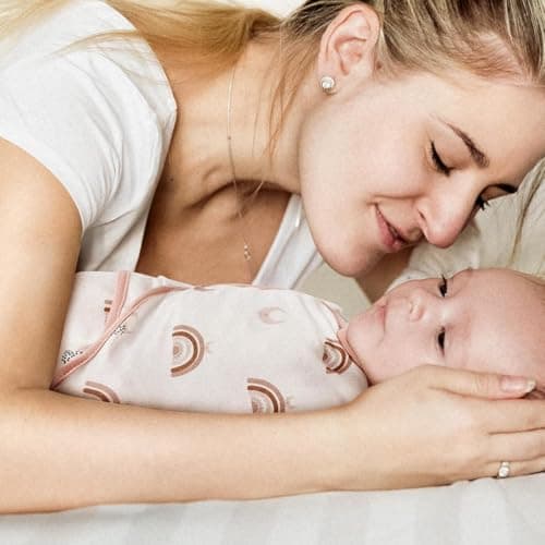 GLLQUEN BABY 3-Pack Baby Swaddle Sleep Sacks with Zipper for Newborn - Baby Swaddles 0-3 Months, Infant Swaddling Sack, Rainbow & Sun, Swaddles Blanket Wrap (Small/Medium) - Thumbnail 3