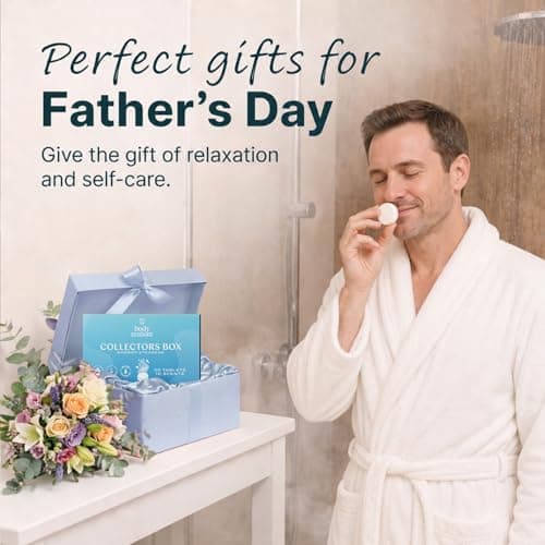Body Restore Shower Steamers Aromatherapy 30 Pack – Fathers Day Gift for Dad, Birthday Gifts for Women and Men, Relaxation Stress Relief Self Care – Collectors Box - Thumbnail 2