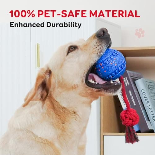 Moseyuh Interactive Dog Toy Motion Activated Pet Toys for Dogs, Safe E-TPU Material, Waterproof and Rechargeable, Durable Dog Toys for Medium and Large Dogs - Thumbnail 4