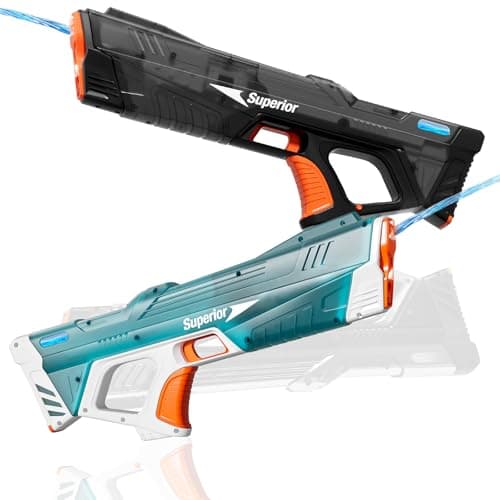 Skirfy 2 Pack Electric Water Guns for Adults Kids, Powerful Automatic Squirt Gun, High Powered Shooting, Strongest Auto Water Blaster, Long Range, Pool Water Toy Outdoor Game - Image 1