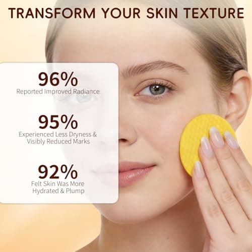 Turmeric Kojic Acid Cleansing Pads For Face, 60 Pcs Kojic Acid And Turmeric Cleansing Pads For Exfoliation, Turmeric Pads For Face Cleansing - Thumbnail 6
