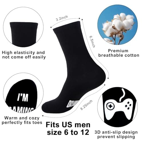 GOAUS Valentines Day Gamer Gifts Set, Gaming Socks, 20 oz Tumbler, Pillow Cover 18x18 inch, Necklace, Bracelet, Gift Card for Teen Boys Men Teenagers Him - Thumbnail 4