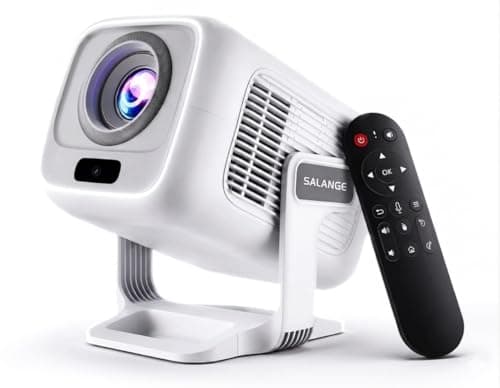 [ Auto Focus / 1080P Native ] Mini Projector with Wifi and Bluetooth 5.4, Portable 4K Projectors for Outdoor Movies/Bedroom, Smart Proyector with Apps Built-in, Auto Keystone and Short Throw ( 2026 ) - Image 1