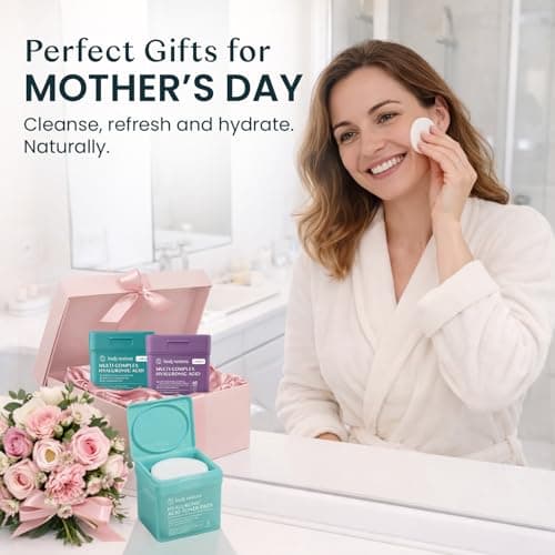 Body Restore Bakuchiol Toner Pads – Mothers Day Gifts for Mom, Korean Skin Care, Face Wipe with Niacinamide and Hyaluronic Acid, Birthday Gifts for Women - Thumbnail 2