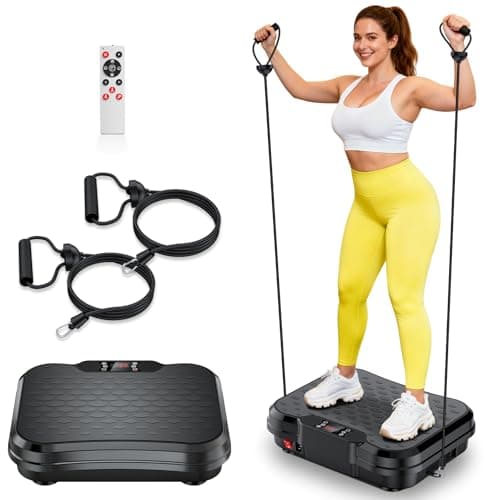 NXSCI Vibration Plate Exercise Machine,Vibrating Platform for Lymphatic Drainage with 250 Speeds,500 lbs Weight Capacity,Vibrated Plates for Weight Loss,Full Body Workout Equipment for Fitness at Home - Image 1