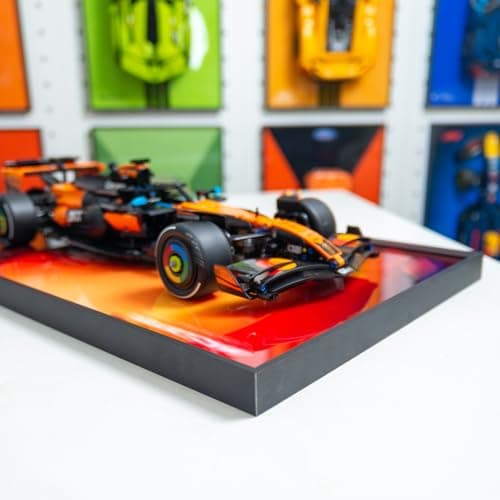 WETCEAOM Display Wallboard Compatible with Lego Technic McLaren MCL39 42228 Car Display, Wall Frame Compatible with Lego Car Wall Mount Display (No Model, Only Frame) - Thumbnail 2