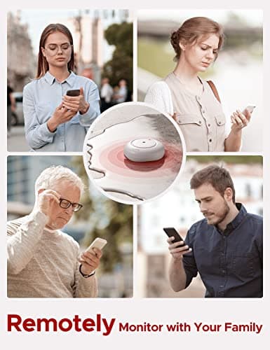X-Sense Wi-Fi Water Leak Detector, Smart Water Sensor Alarm, Water Detector Alarm with 1700 ft Transmission Range for Kitchens, Basements, Bathrooms, 3 Water Detectors & 1 Base Station, Model SWS54 - Thumbnail 4