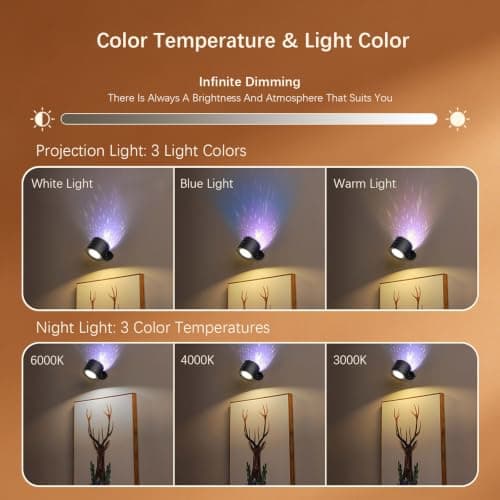 Choudao LED Reading Light and Wall Lamp, Rechargeable with Remote - Thumbnail 4
