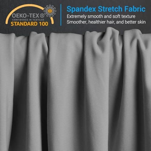 Avolare Cooling Body Pillow Cases 1 Pack,Arc-Chill 3.0 Cooling Body Pillow Cover for Hot Sleepers with Zipper(Q-Max>0.5), Soft Silky 20" x 54" Summer Long Pillow Cases for Hair and Skin- Grey - Thumbnail 6