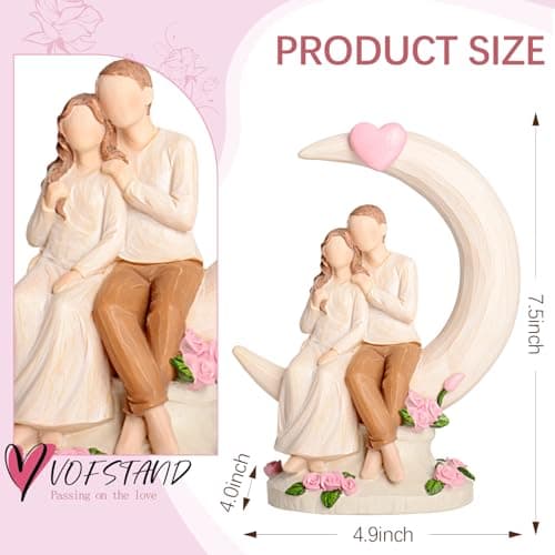 Vofstand Wedding Anniversary Figurine Gifts for Couple - Thumbnail 6