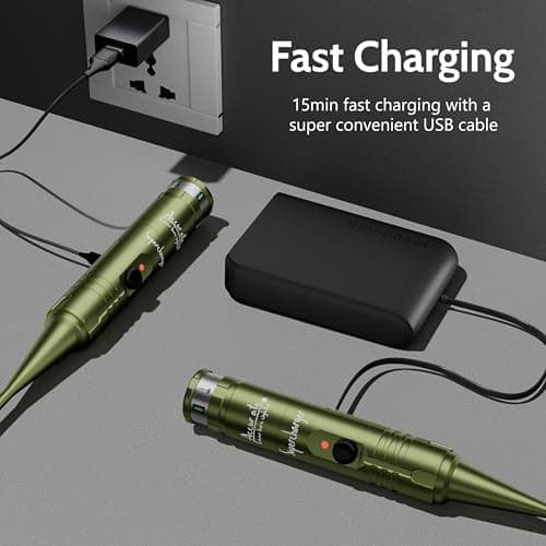 MCREHOTZ Super-Rechargeable Bore Sight Laser Kit: Professional Green Laser Bore Sighter with 50 Adapters (0.17-12 GA) - Fast Zeroing for Rifle & Pistol | Reliable | Fits All Guns | Wonderful Gift - Thumbnail 4