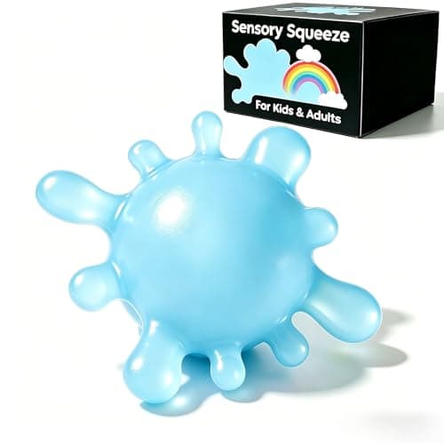 1 Pack Fidget Toys Stress Balls for Kids, Splat-Tastic Squishy Toy, Stress Splat Toy, Squishies Anxiety Stress Relief, Ice Squishy Stress Sensory Cube Malt Sugar Balls with Autism - Image 1