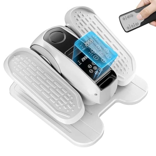 Under Desk Elliptical Exercise Machine, Mini Elliptical Leg Exerciser As Seen on TV, Electric Pedal Exerciser While Sitting for Seniors Adults, Elliptical Training Machine for Gifts - Image 1