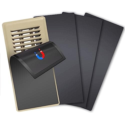 Magnetic Floor Register Vent Covers, 5.5 x 12 Inch Superior Hold Vent Covers for Home, Air Vent Covers for Sealing Floor, Wall, and Ceiling Registers, RV and HVAC