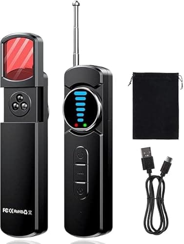 Irosiy Upgraded Hidden Camera Detector - AI-Powered Anti-Spy Device, GPS Tracker & Bug Detector, Portable RF Signal Scanner for Hotels, Travel - Image 1