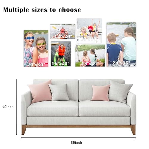 ZXDZSM Personalized Custom Canvas Poster(Unframe,30"X40"): Upload Your Image/Photo - Custom Personalized Photo to Poster Printing, Wall Art Prints ﻿ - Thumbnail 5