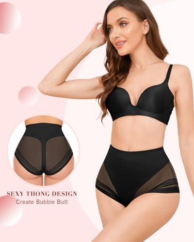 FVACPJ Shapewear Tummy Control Panties - Womens Shaping Underwear Compression Briefs Low Rise Cincher Bodyshaper Girdle Panty - Thumbnail 3