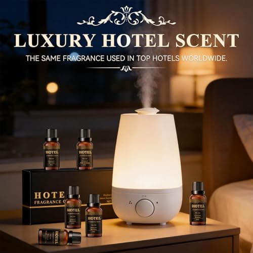 Hotel Diffuser Oil Set - Inspired by My Way, Baccarat, Westin White Tea, Santal, 24k Magic, Ritz-Carlton Hotel Scent Essential Oil Set Large Capacity, 20ml - (Pack of 6) - Thumbnail 4