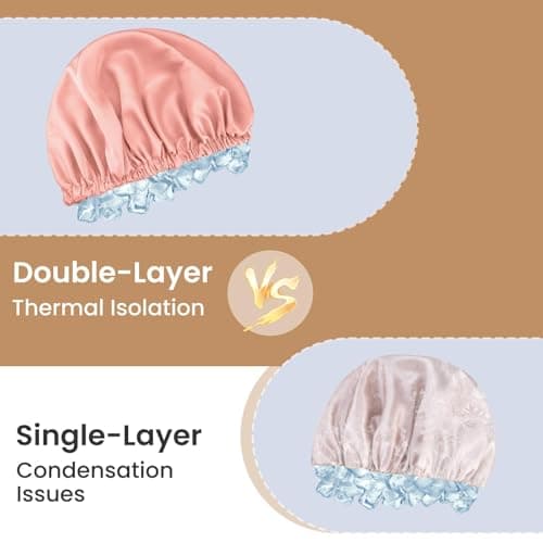 Zixsavk Adjustable Double Layer Silk-Satin Hair Bonnet for Women - Sleep Hair Protector Ideal for Natural Curly Hair, Anti-Frizz & Moisture Retention (Dark green,Large) - Thumbnail 4