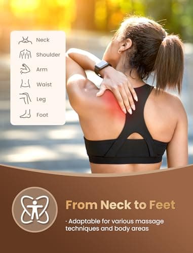 lifechill Trigger Point Massage Tool for Gua Sha, Lymphatic Drainage Massager, Deep Tissue Thumb Saver Acupressure Tool for Full Body Pain Relief, Gold - Thumbnail 6