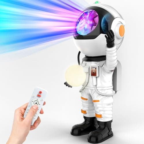 Rossetta Astronaut Galaxy Projector, Star Projector for Bedroom, LED Night Light for Kids Room with Timer and Remote, Room Decor Aesthetic, Party, Gifts for Kids, Adults, Birthday, Valentines Day - Image 1