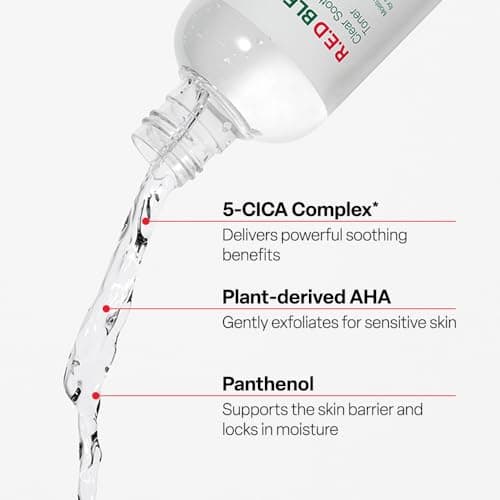Dr. G R.E.D. Blemish Clear Soothing Toner - Korean Soothing Toner for Glowing Skin - Soothes Irritation Clear Skin - Mild Exfoliant - with AHA, BHA & Centella Asiatica - 10.14 fl oz - Thumbnail 6