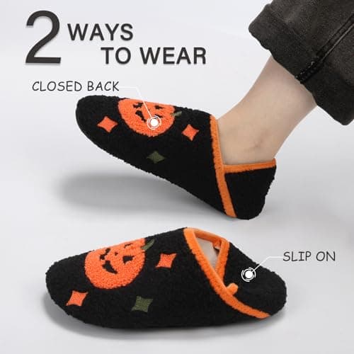 ATHMILE House Slippers for Women Men Indoor Barefoot Slippers Socks Furry Slip on House Shoes Cozy Comfy for Home Bedroom Travel - Thumbnail 3