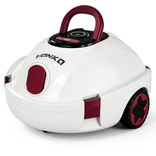 Cordless Robotic Pool Cleaners, Pool Vacuum for Inground Pools & Above Ground, Easy Operation, Self-Parking, Lightweight, 90 Min Runtime, up to 1100 sq.ft (White) - Image 1