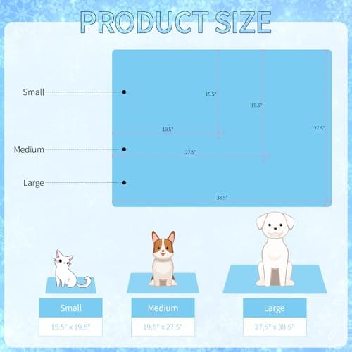NACOCO Summer Pet Cooling Mat - Cat Dog Cushion Pad Sleeping Cool Castle Comfortable Soft for Pets Kids and Adults (Blue Castle, L) - Thumbnail 4