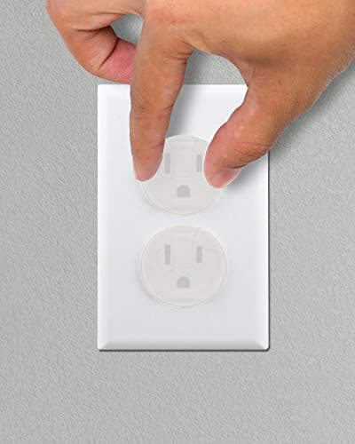 Vmaisi 38 Pieces Clear Outlet Covers Baby Proofing - Electrical Safety ChildProof Plug Protector - (Clear, 38 Pack) - Thumbnail 4