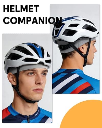 OCQOCQ 3 Pcs Cooling Skull Cap Breathable Mesh for Men Women Cycling Lightweight Quick-Dry Helmet Hard Hat Liner - Thumbnail 5