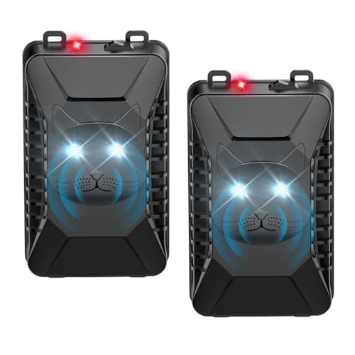 BORHOOD Ultrasonic Rodent Repellent, 2 Pack Plug-in Mouse Rat Pest Bat Squirrels Repellent for Car with Battery Powered Under Hood, Keep Mice Out of Cars Engines, Indoor, Garage, Storage Room-Black - Image 1