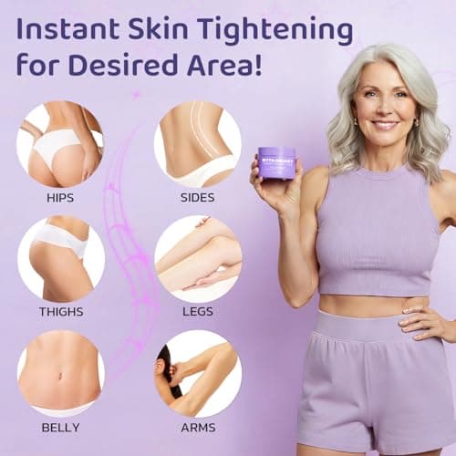 MYTH-Dreamy Overnight Toning Whip Firming Cellulite Cream, Skin Firming and Tightening Lotion While You Sleep - Helps Tighten Loose Skin & Cellulite on Body Belly Booty Arms Thighs with Gua Sha Tool - Thumbnail 6