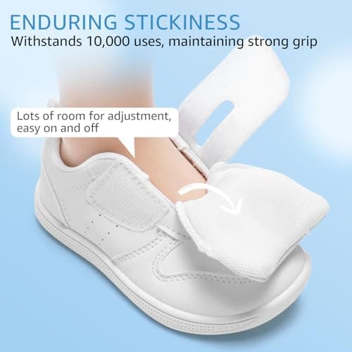 STQ KIDS Toddler Boy Shoes Wide Toe Box Barefoot Shoes Lightweight Girls Sneakers Non-Slip Zero Drop Preschool Walking Running Tennis Shoe Daycare All White Little Kid Size 11 - Thumbnail 6