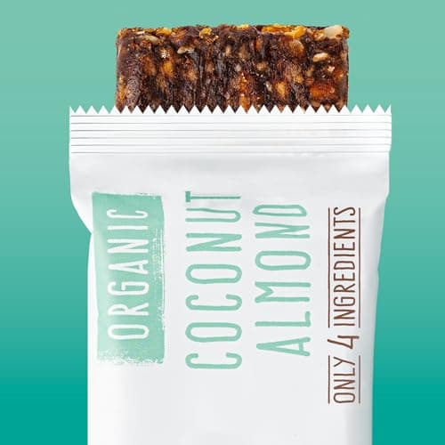 JONESBAR Organic Plant Based Protein Bars | Coconut Almond | Fruit & Nut Bar, Kosher, Gluten Free, Paleo Breakfast Bars, School Snacks, Vegan Snack & Healthy Snacks for Adults and Kids (12 Bars) - Thumbnail 5